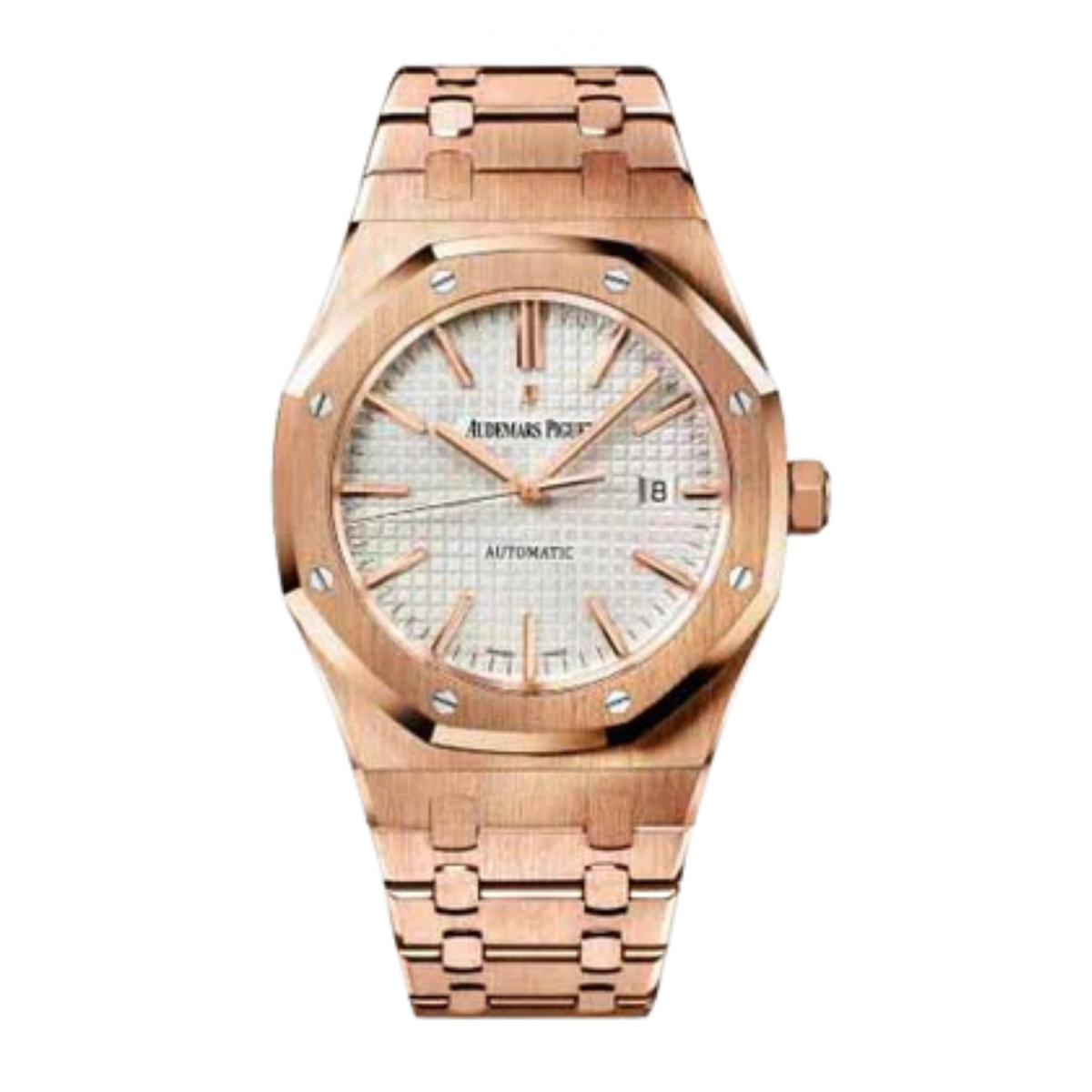 Audemars Piguet | Selfwinding Stainless Steel Silver Dial Watch – Rose Gold – product image 1
