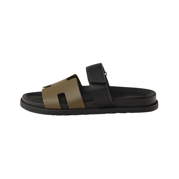 Hermès | Chypre Olive Slides – Black