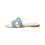 Hermès | Oran Slides – Light Blue – product image 1