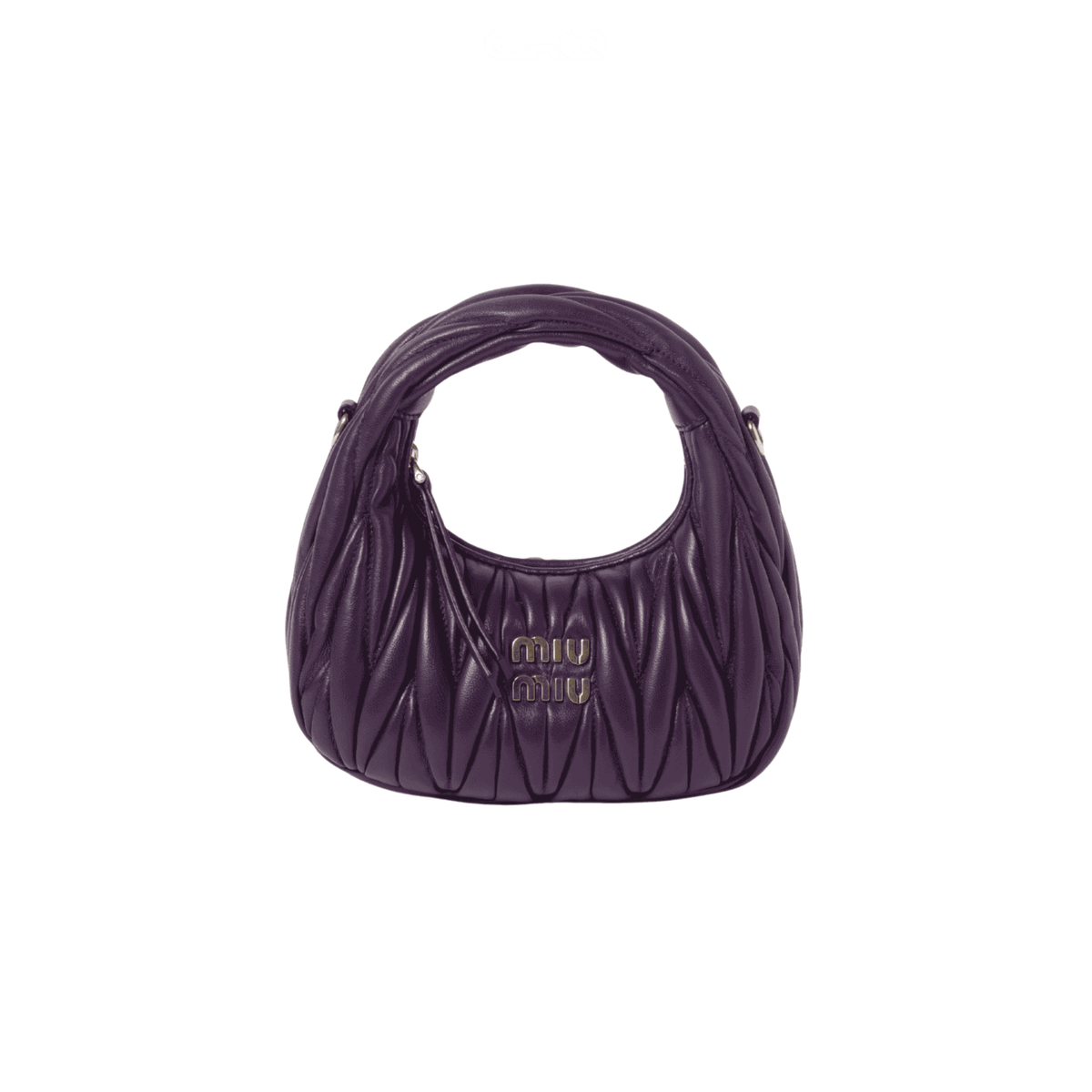 Miu Miu | Wander Matelassé Nappa Leather Hobo Mini Bag – product image 1