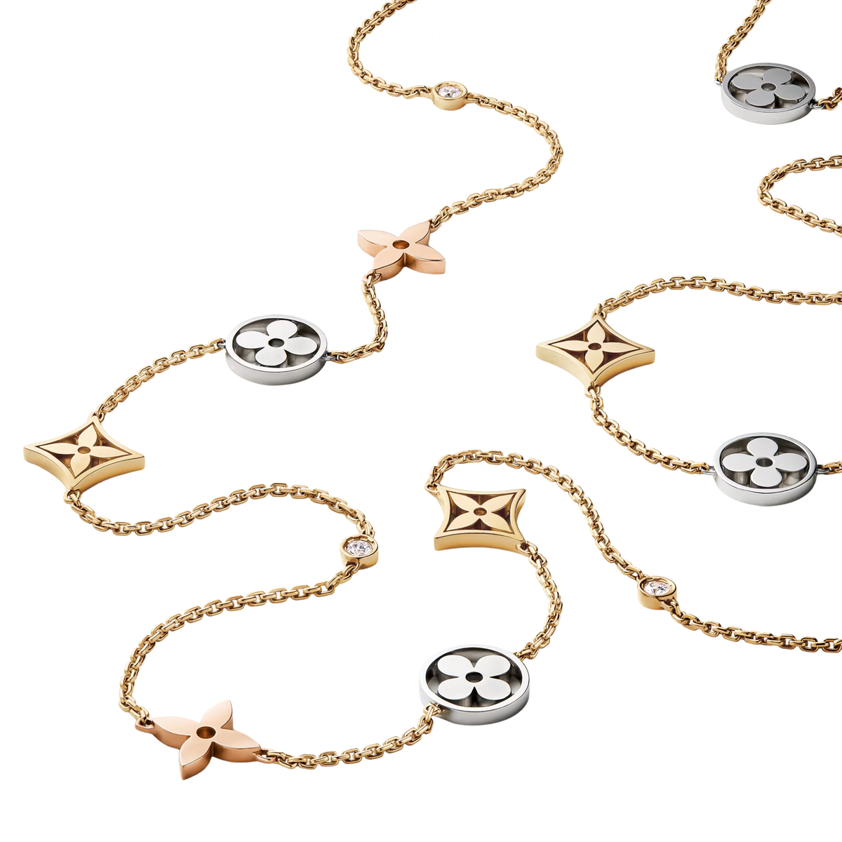 Louis Vuitton | Idylle Blossom Sautoir 3 Golds Diamonds Jewelry – product image 1