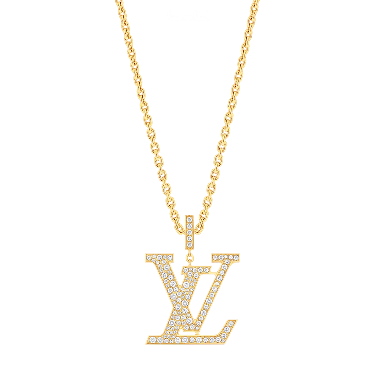 Louis Vuitton | Large Pendant Diamonds Yellow Gold Necklace – product image 1