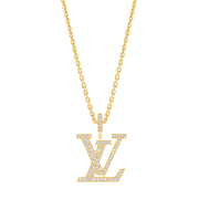 Louis Vuitton | Large Pendant Diamonds Yellow Gold Necklace – product image 1
