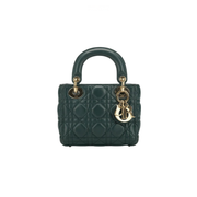 Dior | Lady Green Cannage Leather Bag – product image 1