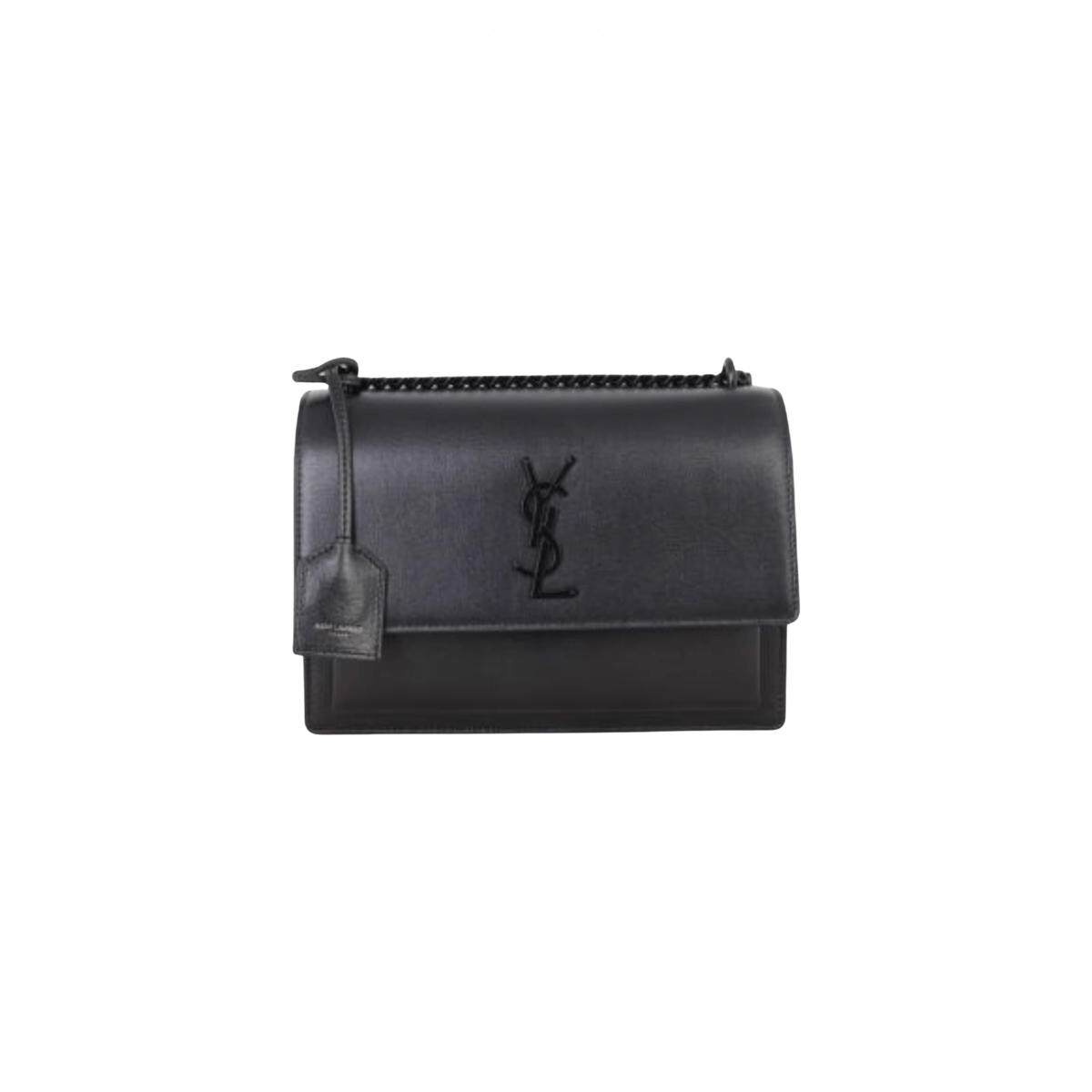 Saint Laurent | Sunset Medium Black Leather Bag – product image 1