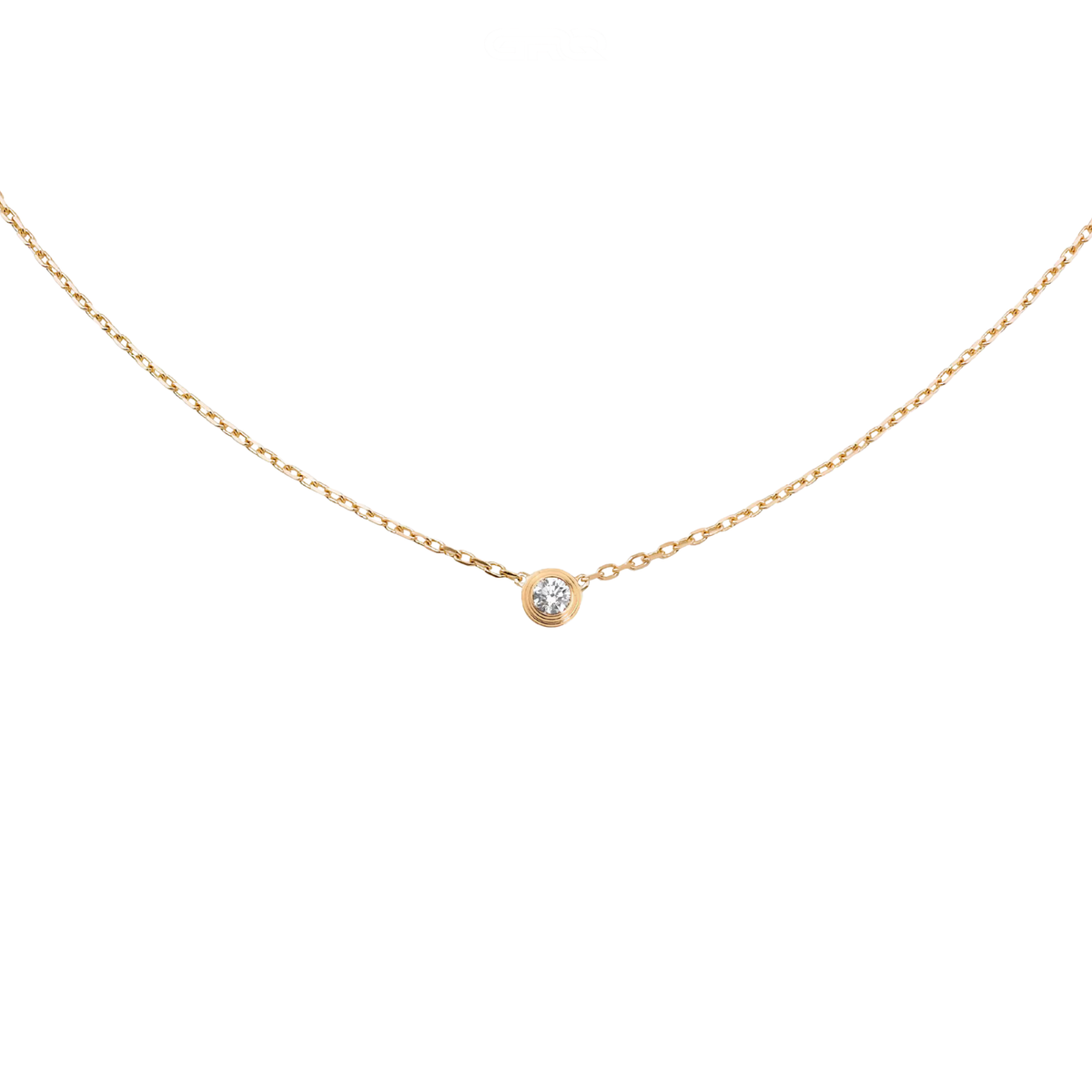 Cartier | d’Amour Pendant 18K-Gold Necklace Single Round Brilliant Cut-Diamond – product image 1