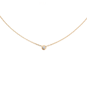 Cartier | d’Amour Pendant 18K-Gold Necklace Single Round Brilliant Cut-Diamond – product image 1