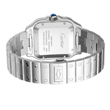 Cartier | Santos de Automatic White Dial Silver Watch – product image 2