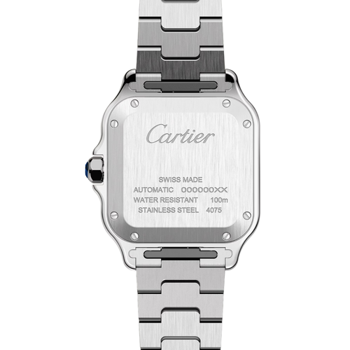 Cartier | Santos de Stainless Steel Silvered Watch – product image 2