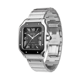 Cartier | Santos de Stainless Steel With Green Sunburst Dial Watch – product image 2
