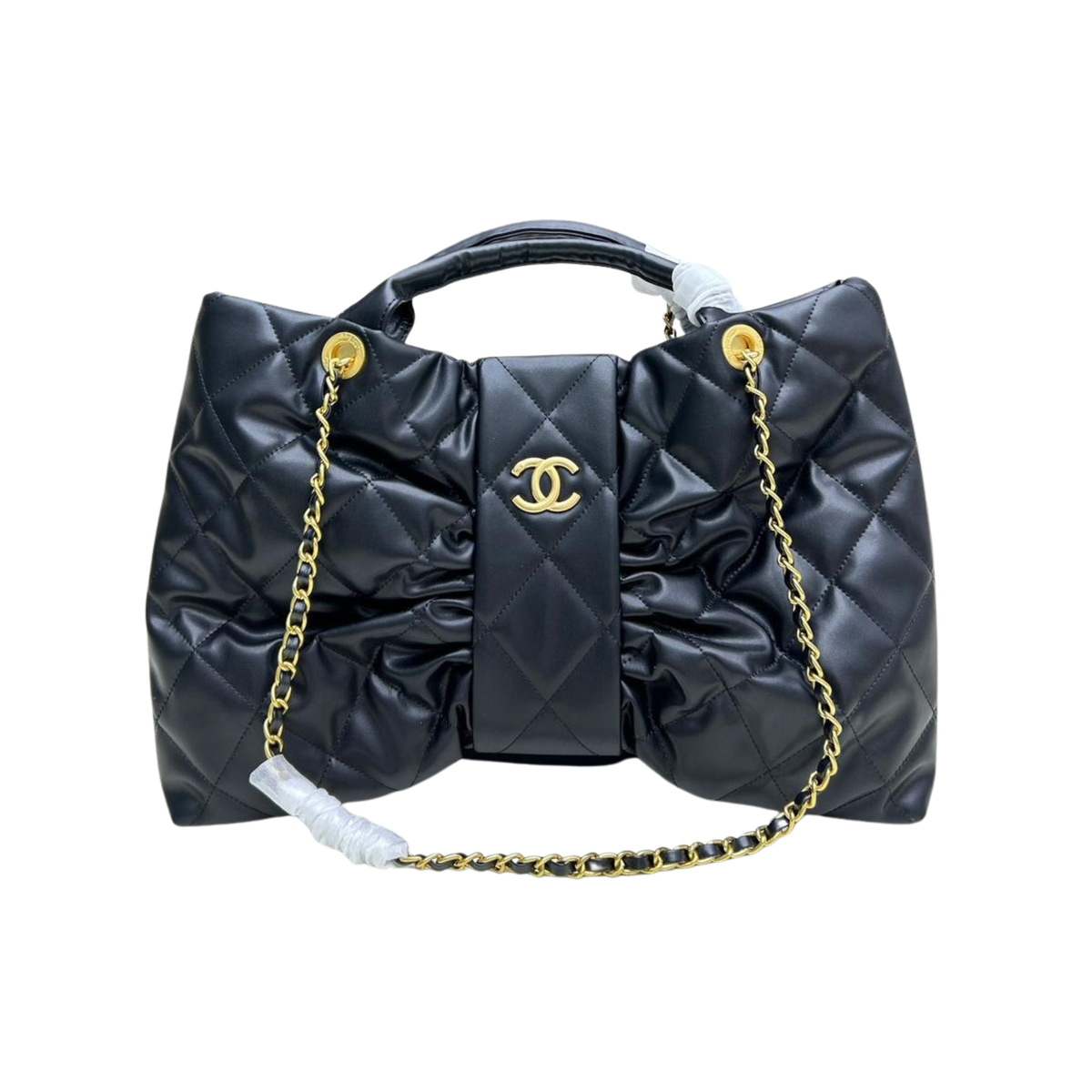 Chanel | Bow Black Lambskin Bag – product image 1