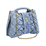 Chanel | Bow Blue Washed Denim Bag – product image 3