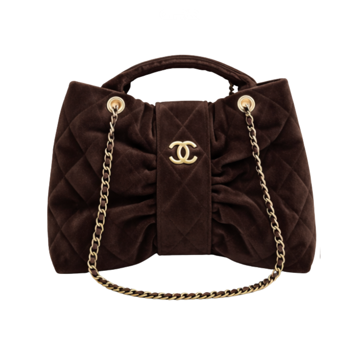 Chanel | Bow Dark Bag – Brown – product image 1
