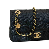 Chanel | Camellia Flap Bag – Black – product image 2