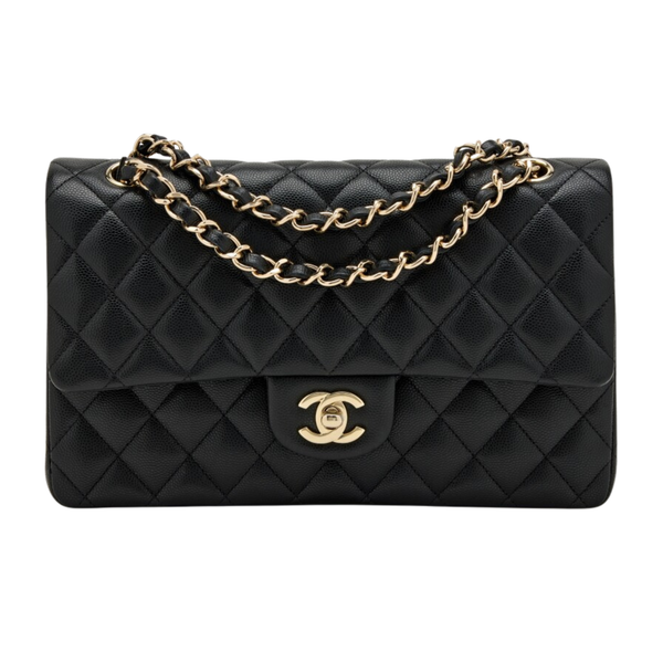 Chanel | Classic Flap Black Calfskin Bag