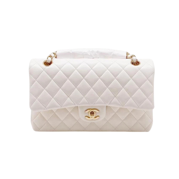 Chanel | Classic Flap Bag – White