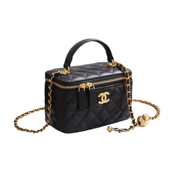 Chanel | Small Vanity Case Chain Bag – Black