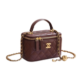 Chanel | Small Vanity Case Chain Bag – Burgundy – product image 1
