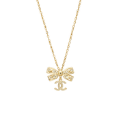 Chanel | Bow CC Logo Crystal Set Jewelry – product image 1