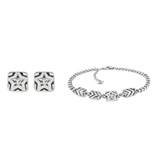 Chanel | CC Logo Star Pendant Necklace Earrings Set – product image 1