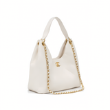 Chanel | 25 Medium Hobo Light Beige Quilted Caviar Bag – product image 2