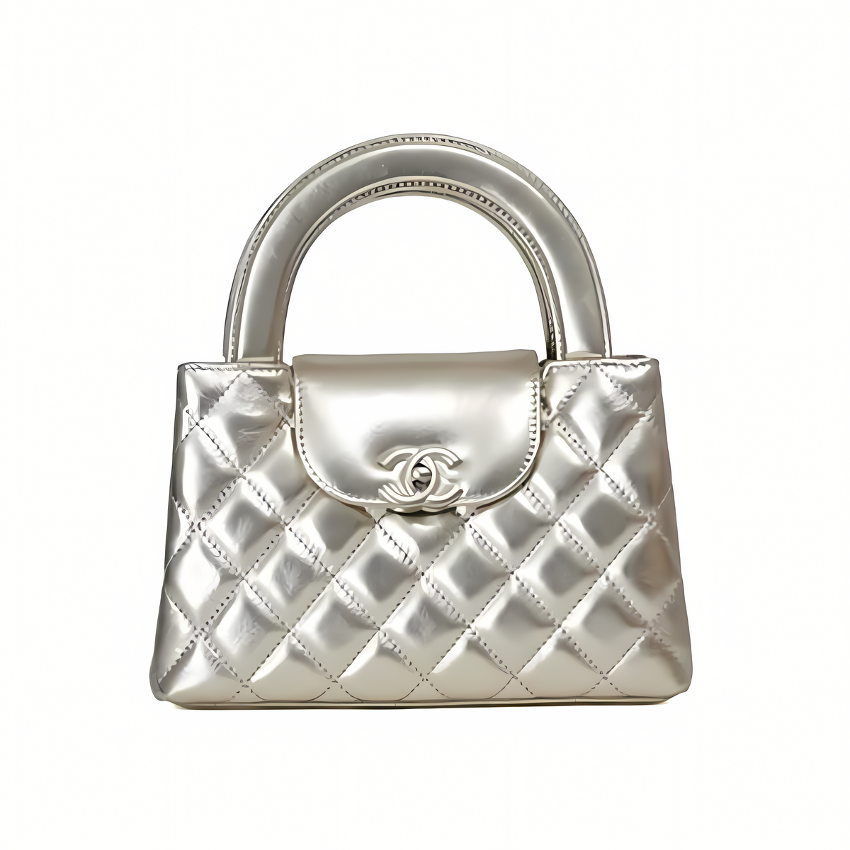 Chanel | Kelly Silver Mirrored Calfskin Bag – product image 1