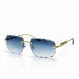 Cartier | Black Leather Temple Sunglasses – product image 1