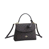 Coach | Emory Top Handle Pebble Choclate Bag – product image 1