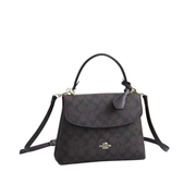 Coach | Emory Top Handle Pebble Choclate Bag – product image 1