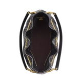 Coach | Quilted Leather Chain Bucket Black Bag – Gold – product image 3