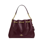 Coach | Quilted Leather Chain Bucket Red Gold-Tone Bag – Gold Tone – product image 1