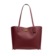 Coach | Willow Tote Signature Canvas Brick Bag – Red – product image 1