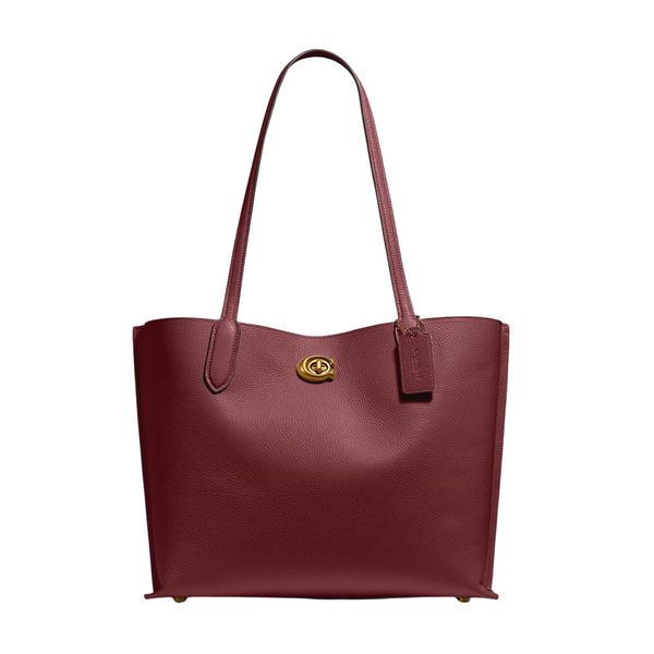 Coach | Willow Tote Signature Canvas Brick Bag – Red