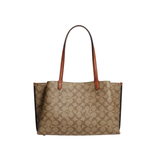 Coach | Willow Tote Signature Canvas Tan Rust Bag – product image 2