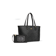 Coach | City Tote Signature Canvas Bag – Black – product image 1