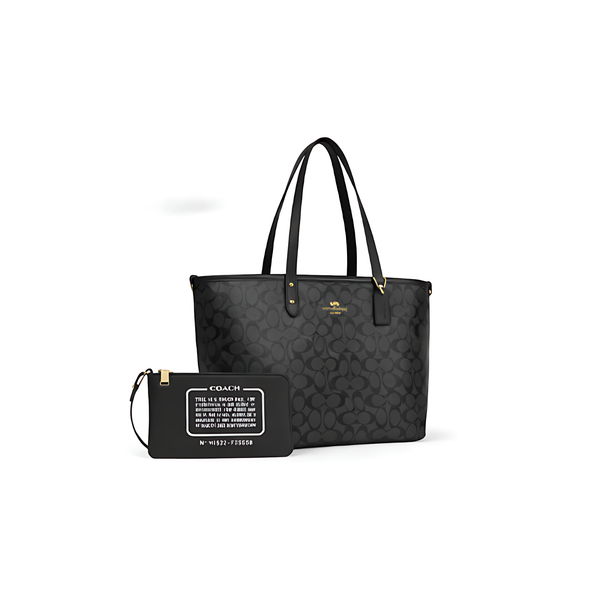 Coach | City Tote Signature Canvas Bag – Black