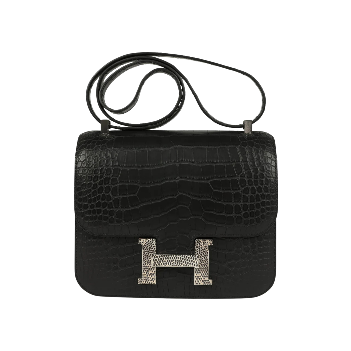 Hermès | Constance 18 Matte Alligator Noir Bag – product image 1