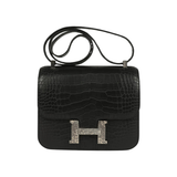 Hermès | Constance 18 Matte Alligator Noir Bag – product image 1