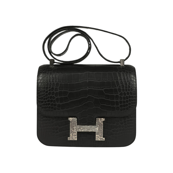 Hermès | Constance 18 Matte Alligator Noir Bag