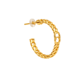 Dior | CD Chain Hoop Earring Gold – product image 3