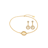 Dior | Crystal Set Gold Jewelry – product image 2