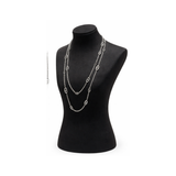 Dior | Navy Long Necklace Silver – product image 3