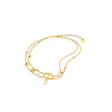 Dior | CD Star Pearl Layered Necklace Gold – product image 2