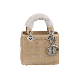 Dior | Mini Lady Brown Satin Bag – product image 1