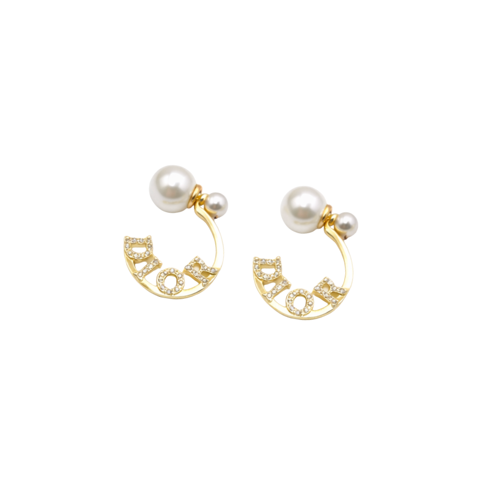 Dior | Pearls Earrings Gold – product image 1