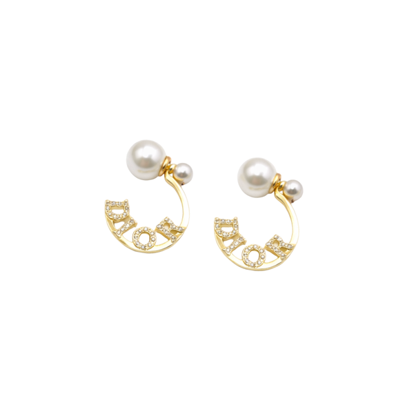 Dior | Pearls Earrings Gold