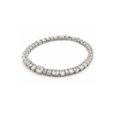 Dior | Solitaire Crystal Necklace And Bracelet Set Silver – product image 2