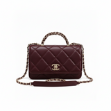 Chanel | Mini Top Handle Shoulder Leather Bag – product image 1