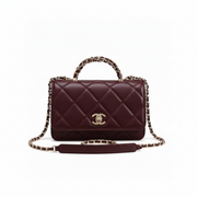 Chanel | Mini Top Handle Shoulder Leather Bag – product image 1