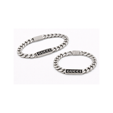Gucci | Logo Plate Chain Bracelet Silver – product image 2